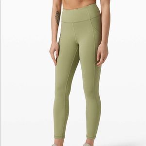 NWT Lululemon Invigorate High-rise 25 Vista Green